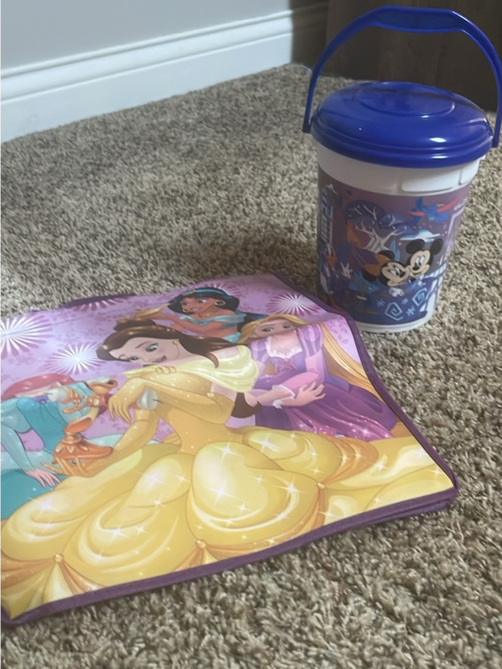 Disney Princess Tote & Walt Disney World Souvenir Bucket